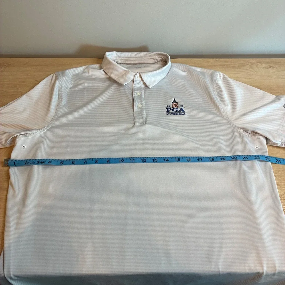 Nike Dri-FIT 2022 PGA Championship Southern Hills Polo Shirt Mens Large Grey